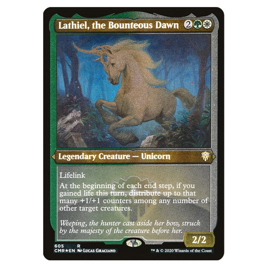 Lathiel, the Bounteous Dawn 605 card from the Magic The Gathering set Commander Legends