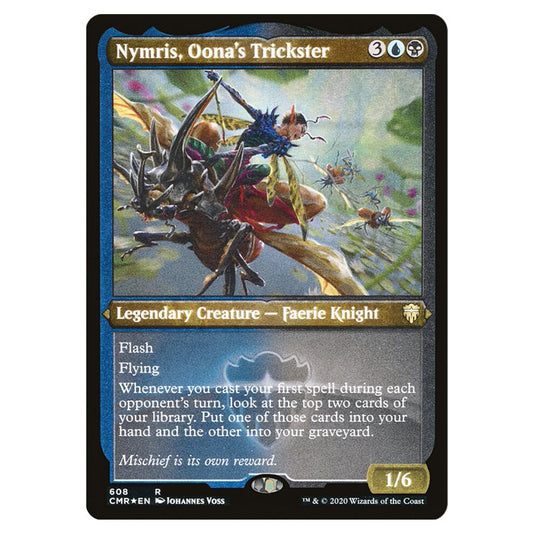 Nymris, Oona's Trickster 608 card from the Magic The Gathering set Commander Legends