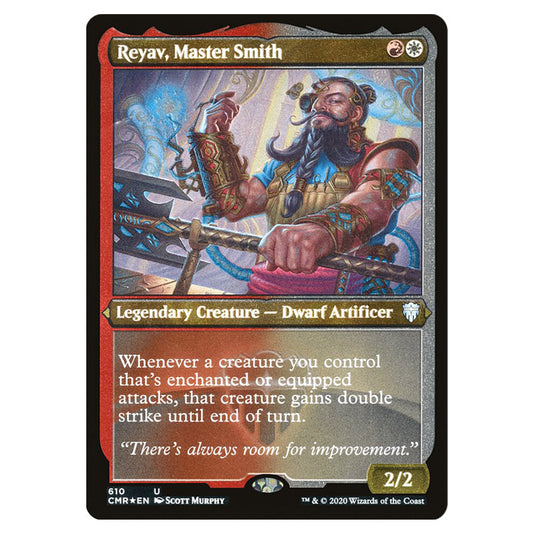 Reyav, Master Smith 610 card from the Magic The Gathering set Commander Legends