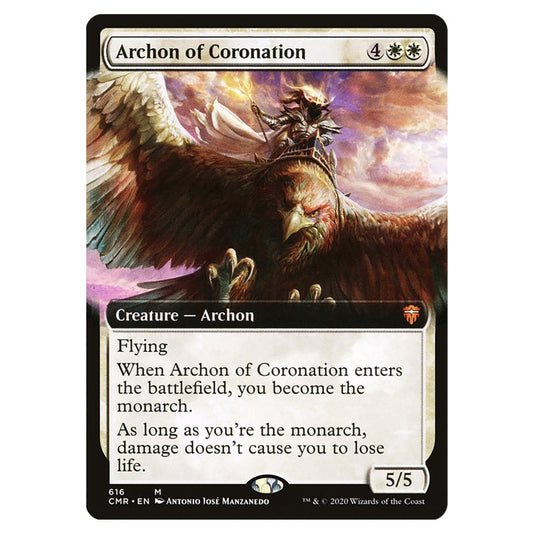 Archon of Coronation 616 card from the Magic The Gathering set Commander Legends