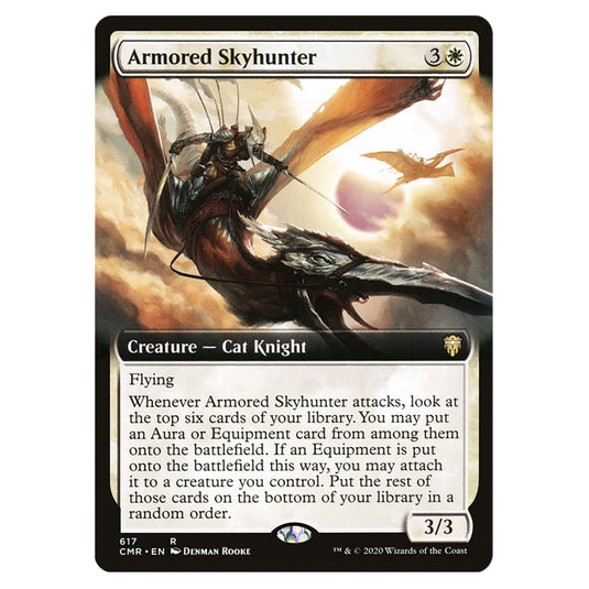 Armored Skyhunter 617 card from the Magic The Gathering set Commander Legends