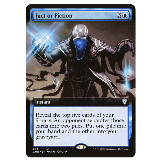 Fact or Fiction 634 card from the Magic The Gathering set Commander Legends