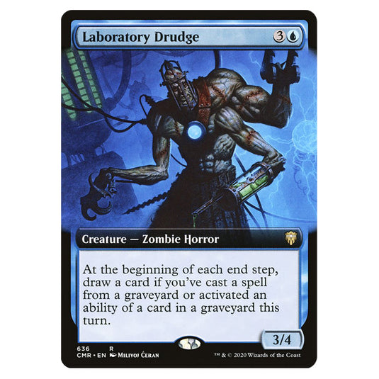 Laboratory Drudge 636 card from the Magic The Gathering set Commander Legends