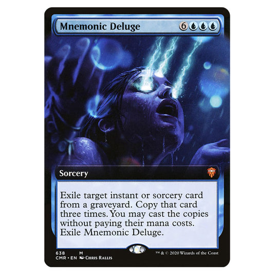 Mnemonic Deluge 638 card from the Magic The Gathering set Commander Legends