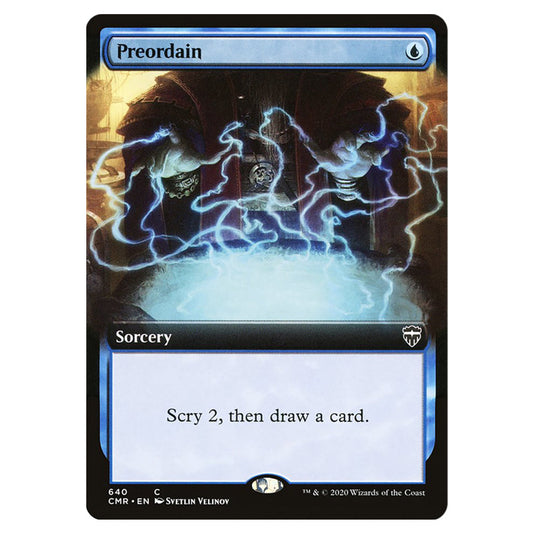 Preordain 640 card from the Magic The Gathering set Commander Legends