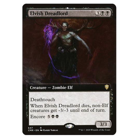 Elvish Dreadlord 647 card from the Magic The Gathering set Commander Legends