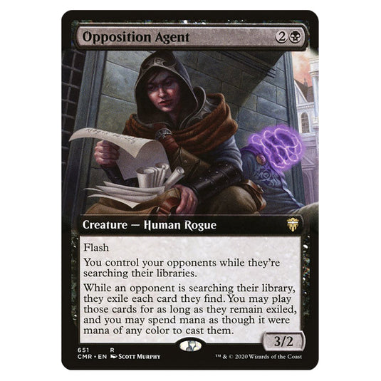 Opposition Agent 651 card from the Magic The Gathering set Commander Legends