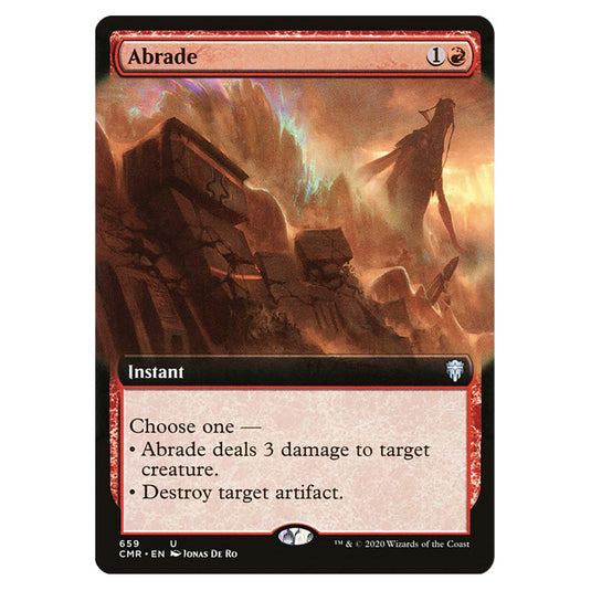 Abrade 659 card from the Magic The Gathering set Commander Legends