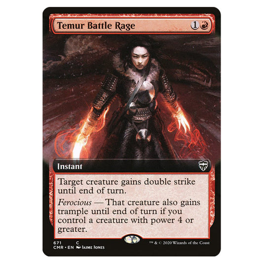 Temur Battle Rage 671 card from the Magic The Gathering set Commander Legends
