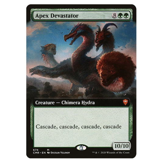 Apex Devastator 674 card from the Magic The Gathering set Commander Legends
