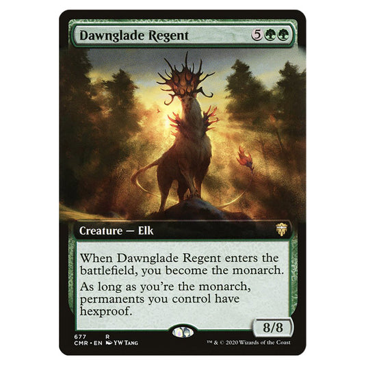 Dawnglade Regent 677 card from the Magic The Gathering set Commander Legends