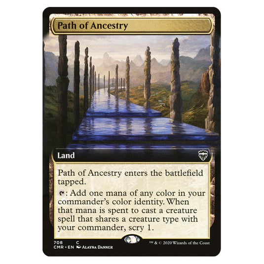 Path of Ancestry 708 card from the Magic The Gathering set Commander Legends