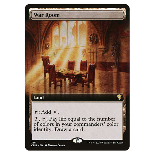 War Room 716 card from the Magic The Gathering set Commander Legends