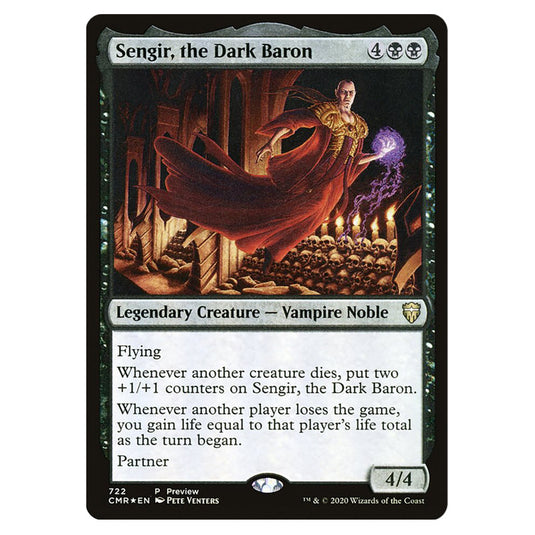 Sengir, the Dark Baron 722 card from the Magic The Gathering set Commander Legends