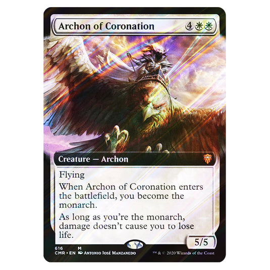 Archon of Coronation 616 card from the Magic The Gathering set Commander Legends