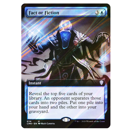 Fact or Fiction 634 card from the Magic The Gathering set Commander Legends