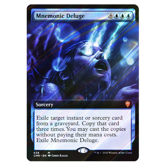 Mnemonic Deluge 638 card from the Magic The Gathering set Commander Legends