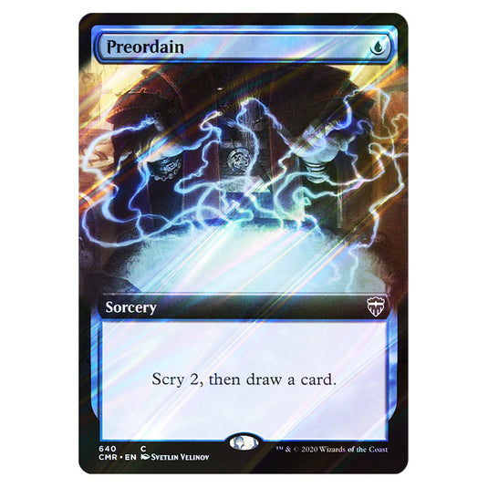 Preordain 640 card from the Magic The Gathering set Commander Legends