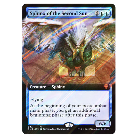 Sphinx of the Second Sun 643 card from the Magic The Gathering set Commander Legends
