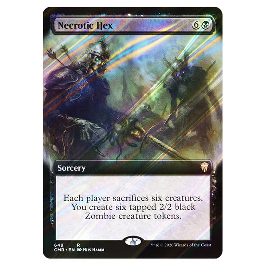 Necrotic Hex 649 card from the Magic The Gathering set Commander Legends