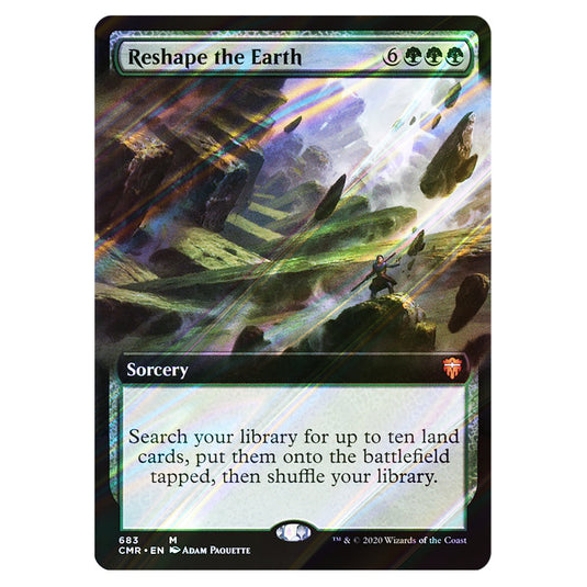 Reshape the Earth 683 card from the Magic The Gathering set Commander Legends