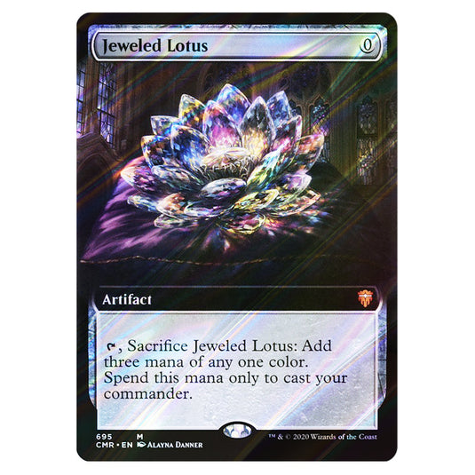 Jeweled Lotus 695 card from the Magic The Gathering set Commander Legends