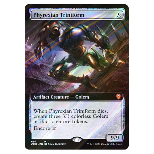 Phyrexian Triniform 697 card from the Magic The Gathering set Commander Legends
