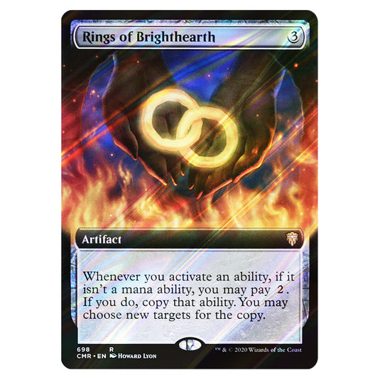 Rings of Brighthearth 698 card from the Magic The Gathering set Commander Legends