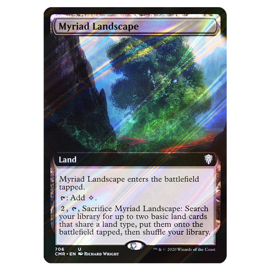 Myriad Landscape 706 card from the Magic The Gathering set Commander Legends
