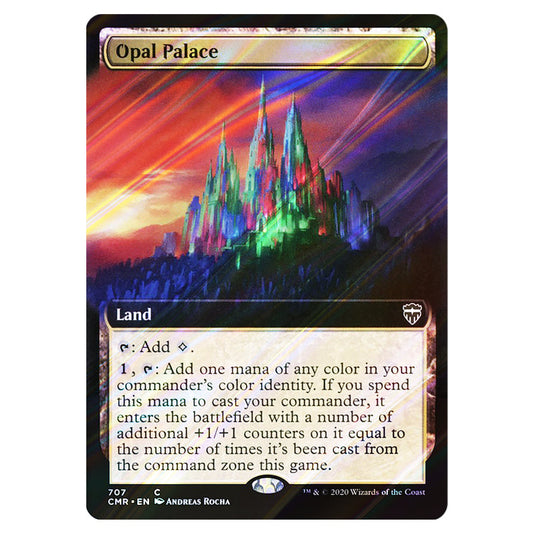Opal Palace 707 card from the Magic The Gathering set Commander Legends