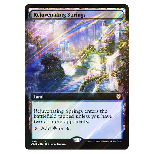 Rejuvenating Springs 709 card from the Magic The Gathering set Commander Legends