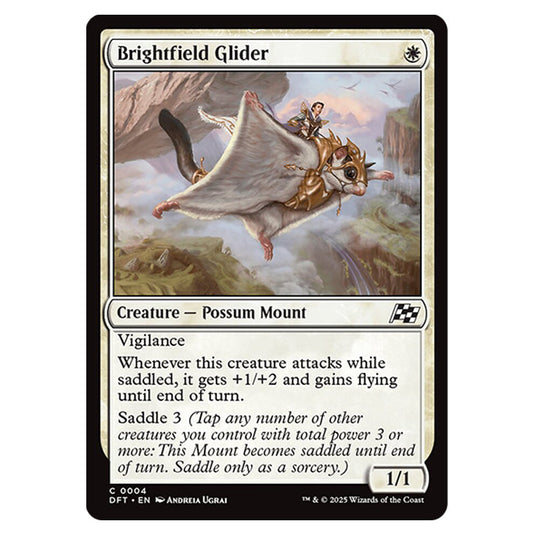 Brightfield Glider 0004 card from the Magic The Gathering set Aetherdrift