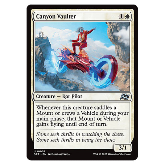 Canyon Vaulter 0008 card from the Magic The Gathering set Aetherdrift