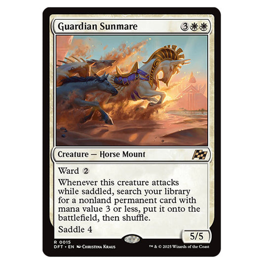 Guardian Sunmare 0015 card from the Magic The Gathering set Aetherdrift