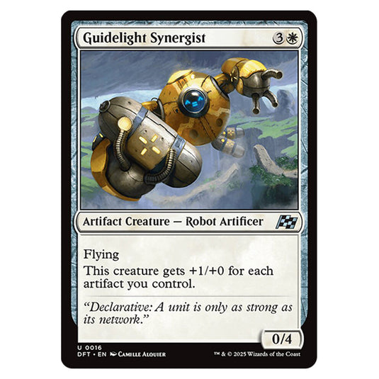 Guidelight Synergist 0016 card from the Magic The Gathering set Aetherdrift