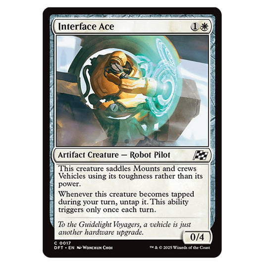 Interface Ace 0017 card from the Magic The Gathering set Aetherdrift