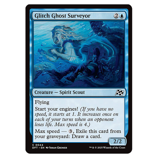 Glitch Ghost Surveyor 0044 card from the Magic The Gathering set Aetherdrift