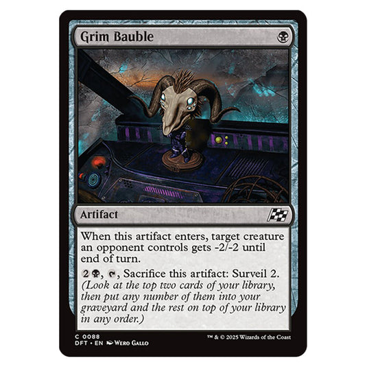 Grim Bauble 0088 card from the Magic The Gathering set Aetherdrift