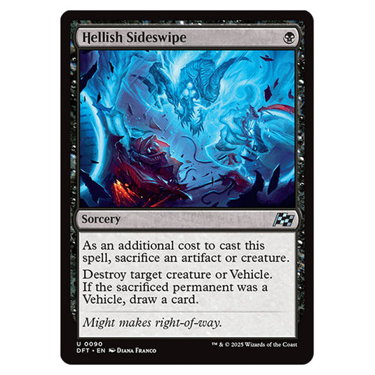 Hellish Sideswipe 0090 card from the Magic The Gathering set Aetherdrift