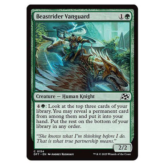 Beastrider Vanguard 0154 card from the Magic The Gathering set Aetherdrift