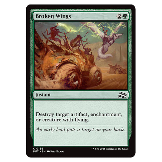 Broken Wings 0156 card from the Magic The Gathering set Aetherdrift