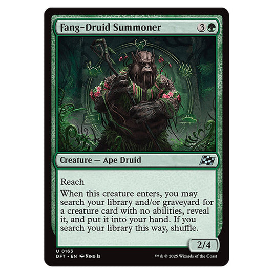 Fang-Druid Summoner 0163 card from the Magic The Gathering set Aetherdrift