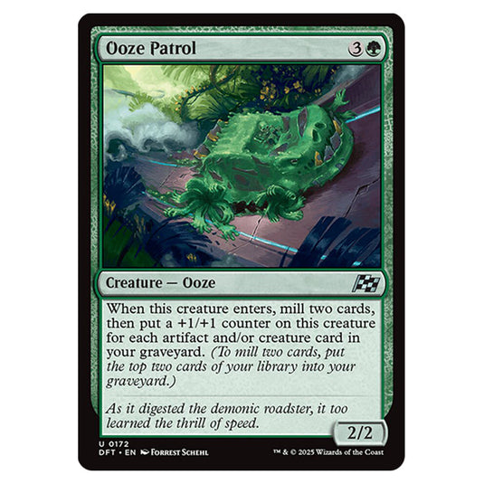 Ooze Patrol 0172 card from the Magic The Gathering set Aetherdrift
