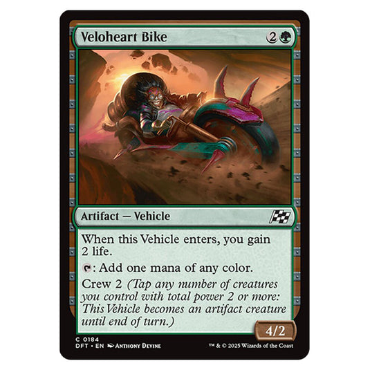 Veloheart Bike 0184 card from the Magic The Gathering set Aetherdrift