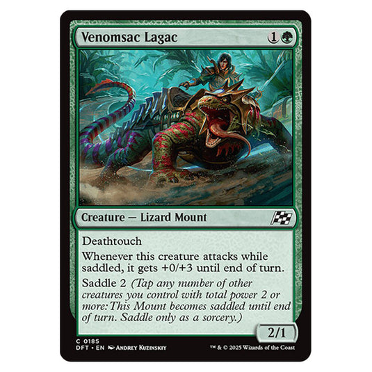 Venomsac Lagac 0185 card from the Magic The Gathering set Aetherdrift