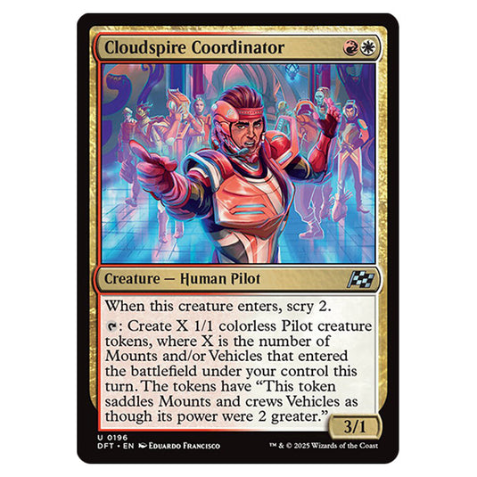 Cloudspire Coordinator 0196 card from the Magic The Gathering set Aetherdrift