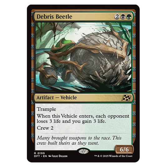 Debris Beetle 0199 card from the Magic The Gathering set Aetherdrift