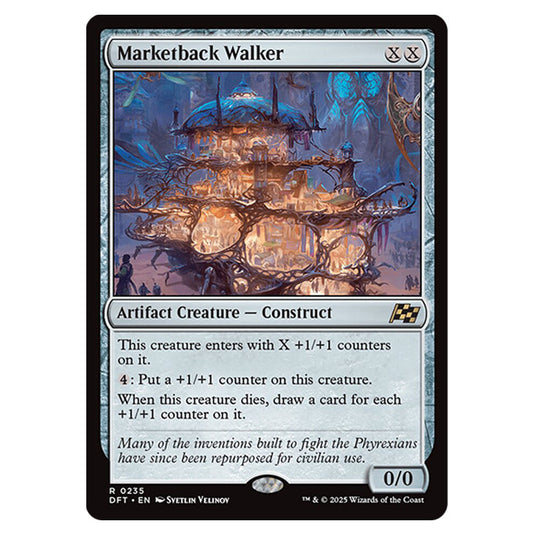 Marketback Walker 0235 card from the Magic The Gathering set Aetherdrift