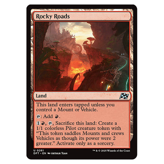 Rocky Roads 0261 card from the Magic The Gathering set Aetherdrift