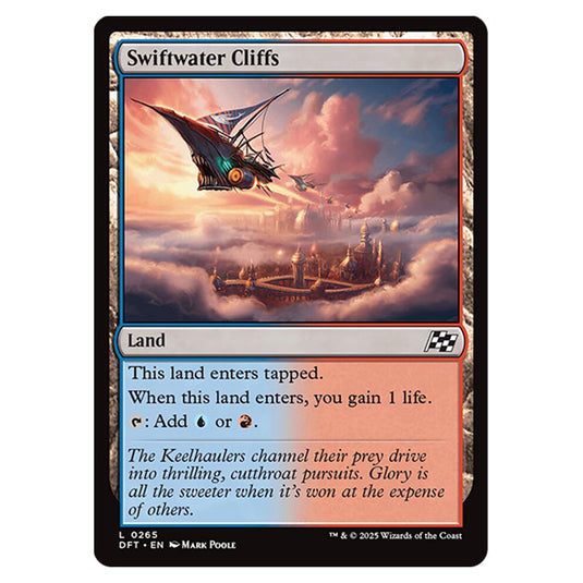 Swiftwater Cliffs 0265 card from the Magic The Gathering set Aetherdrift
